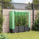  Povišena gredica s pokrovom za staklenik 120 x 40 x 138 cm | shoptok.hr
