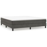 The Living Store Box spring postelja z vzmetnico temno siva 180x200 cm žamet - Box Spring Postelja, (21488631) | Shoptok.si