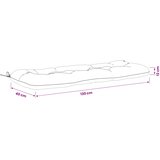  Jastučić za klupu VIANEN 100% poliester Plava 130 x 40 x 12 cm | shoptok.hr