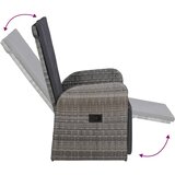  7-dijelni vrtni blagovaonski set s jastucima sivi | shoptok.hr