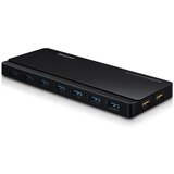 Tp-link Uh720 7-port usb3.0 + 2x polnilec zunanji z napajanjem usb hub | Shoptok.si