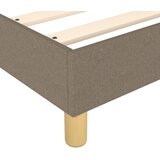  Okvir za krevet s oprugom smeđesivi 200x200 cm od tkanine | shoptok.hr