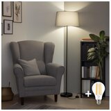  Brilagi - LED stojeća lampa CERIA 1xE27/40W/230V prečnik 45 cm siva/crna | Eponuda.com