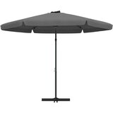 vidaXL Zunanji senčnik z jeklenim drogom 300x250 cm antraciten | Shoptok.si