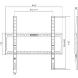 Xstand FIX 32/75 Nosač za TV/VESA 400x400/45kg/2cm od zida