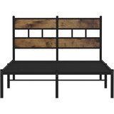  Metalni okvir kreveta bez madraca boja hrasta 120x200 cm | shoptok.hr