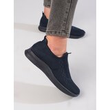 Shelvt Navy blue women's slip-on trainers | Shoptok.si