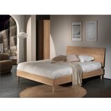 Vipack Zakonska postelja iz masivnega hrasta brez letvenega dna 180x200 cm v naravni barvi Forrest – | Shoptok.si