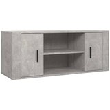 Maison Chic TV omarica - TV stojalo - Televizijska omarica betonsko siva 100x35x40 cm inženirski les, (21699379) Cene
