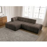 Bobochic Paris Smeđa kutna garnitura od bouclé tkanine (s lijevim kutom/s ležaljkom) Annecy – | shoptok.hr