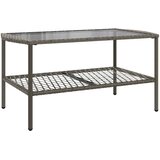  4-dijelni set vrtnih sofa od poliratana s jastucima sivi | shoptok.hr