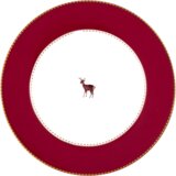 Pip Studio Love Birds - krožnik Deer Dark Red - 17 cm Cene