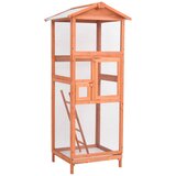 vidaXL Kavez za ptice 68 x 62 x 166 cm od masivne jelovine Cijene