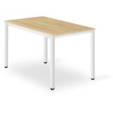 OSKAR TESSA stol 120cm x 60cm - hrast / bijele noge | shoptok.hr