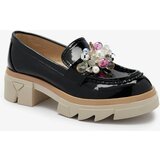 Resti Lacquered black moccasins for women Geloppa - Footwear | ePonuda.com