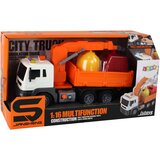 Kamion za smeće s dizalicom, narančasti 1:16 | Shoptok.si