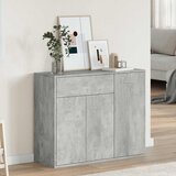 Komoda siva boja betona 88 x 30 x 70 cm od konstruiranog drva | shoptok.hr