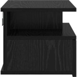 vidaXL ležeče nočne omarice 2 kosa Črn hrast 40x31x27 cm Inženirski les | Shoptok.si