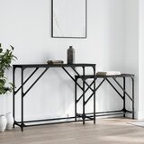 Furnova Komplet konzolnih mizic 2-delni črn inženirski les, (21913781) | Shoptok.si
