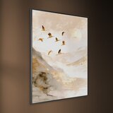 Styler Tiskana slika z okvirjem 60x80 cm Golden Peaks II – | Shoptok.si