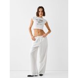 Bershka Hlače bela | Shoptok.si