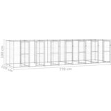 Vanjski kavez za pse od pocinčanog čelika 16,94 m² | shoptok.hr