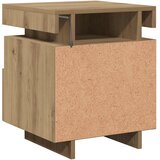  Noćni ormarići s LED svjetlima 2 kom Artisan hrast 40x39x48,5cm | shoptok.hr