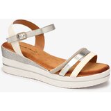 Resti Women's silver Afocla silver anchor sandals | shoptok.hr