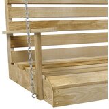 vidaXL Klupa za ljuljanje 110 cm od impregnirane borovine | shoptok.hr