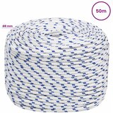  Višenamjensko pomoćno uže 8 mm 50 m Bijela i plava PP - Bijela i plava 8 mm 50 m | shoptok.hr