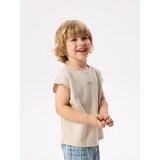 Reserved Pamučna majica bez rukava - bež | shoptok.hr