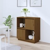  Komoda smeđa boja meda 74 x 35x 80 cm od masivne borovine | shoptok.hr