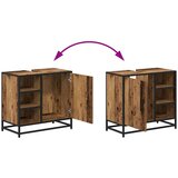 vidaXL set namještaja za kupaonicu 4 pcs staro drvo 65 x 33 x 60 cm | shoptok.hr