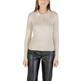 Jacqueline De Yong Puloverji Jdykate L/S Polo Pullover Knt 15355672 Bež Cene