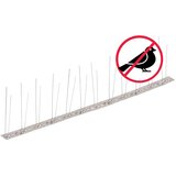  20-dijelni set šiljaka za zaštitu od ptica u 2 reda 10 m čelik | shoptok.hr