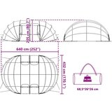 Šator za bazen Plava 640 x 432 x 205 cm | shoptok.hr