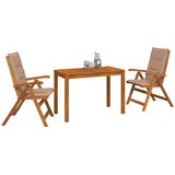  3-dijelni vrtni blagovaonski set 3 kom. Prirodna | shoptok.hr