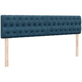  Otomanski okvir kreveta s madracima plavi 200x200cm baršunasti | shoptok.hr