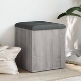 vidaXL Klupa za cipele siva boja hrasta 42x42x45 cm konstruirano drvo Cijene