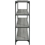 vidaXL Ormarić za knjige boja hrasta 100x33x100 cm od drva i čelika | shoptok.hr