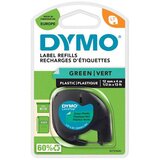 Dymo Trak LTAG 91204, 12 mm / 4 m (črno/zelen), original Cene