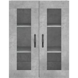  Visoka komoda siva betona 69 5x34x180 cm od konstruiranog drva | shoptok.hr