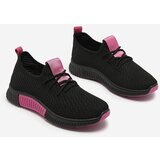Resti Black women's sports shoes with fuchsia inserts Keteti - Footwear | Eponuda.ba