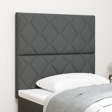 vidaXL Vzglavje z vzorcem diamond blokov Temno Sivo 90 cm Tkanina, Vzglavje z vzorcem diamond blokov Temno Sivo 180 cm Tkanina | Shoptok.si