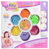 Magic Toys Beads Series: Set perli za izradu nakita sa 100+ šarenih i prugastih perli | shoptok.hr