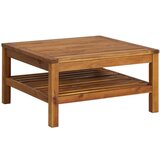  Stolić za kavu 65 x 65 x 35 cm od masivnog bagremovog drva | shoptok.hr