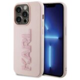  Trdo ohišje za Apple iPhone 15 Pro Max 3D Rubber Karl Glitter, Roza, (21244325) Cene