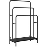 vidaXL Stalak za odjeću s policom Crni hrast 60 x 30 x 100.5 cm | shoptok.hr