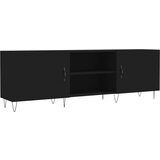 Maison Chic TV omarica - TV enota - Televizijska omarica črna 150x30x50 cm inženirski les, (21701581) | Shoptok.si