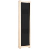 vidaXL Sobna pregrada s 5 panela od tkanine 200 x 170 x 4 cm crna | shoptok.hr